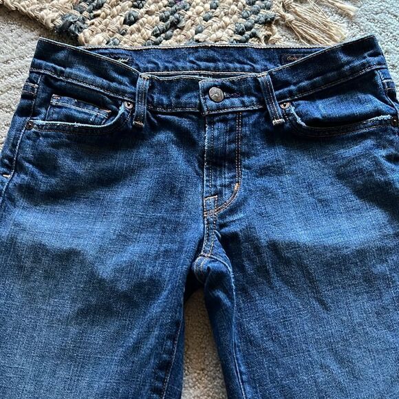 Citizens Of Humanity 28 Stretch Kelly #063 Low Waist Cropped Jeans USA Made - Picture 9 of 12
